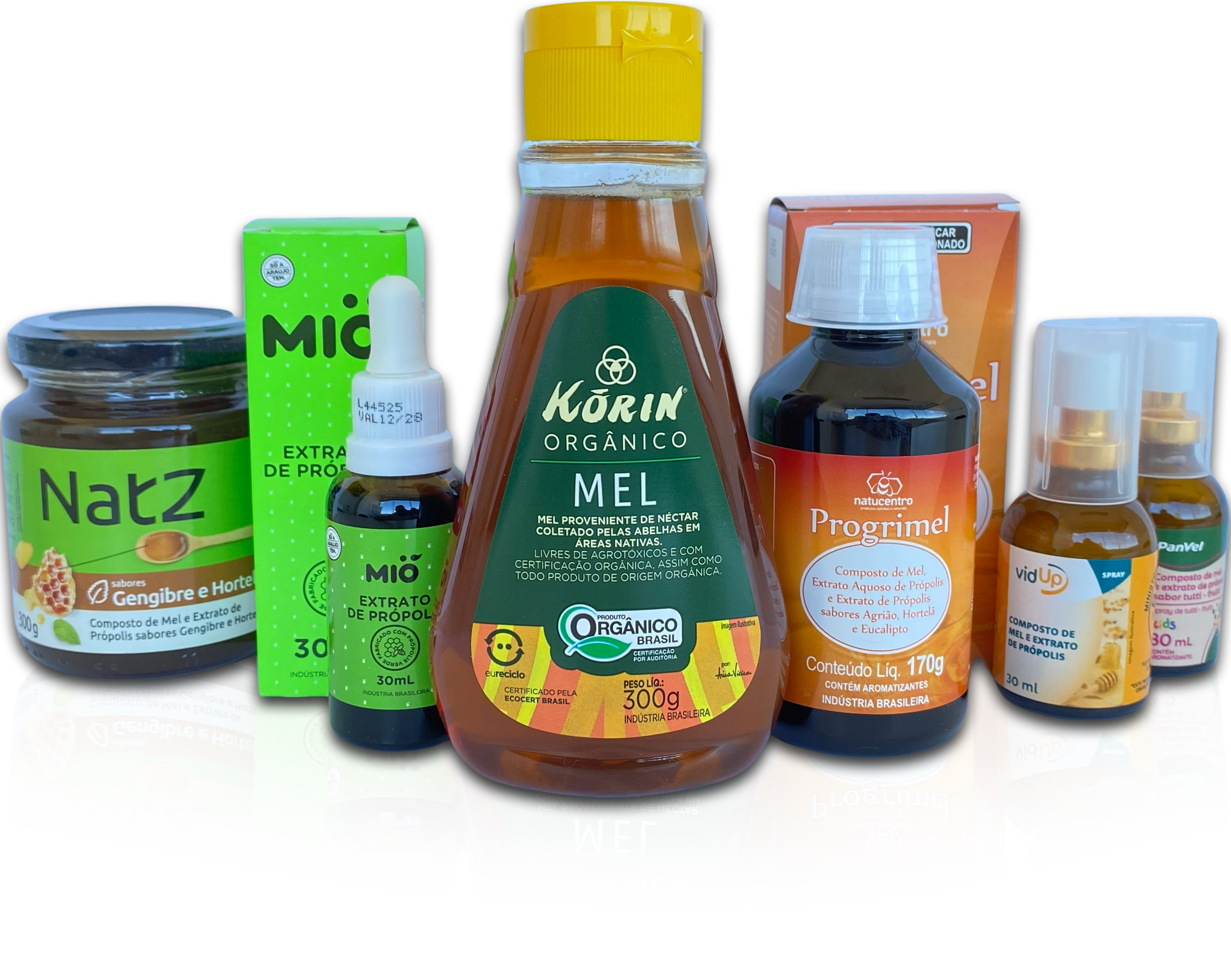 Linha de produtos com marcas de clientes